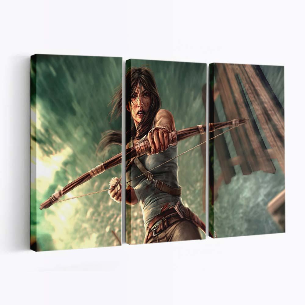 lara croft with bow and arrow 01